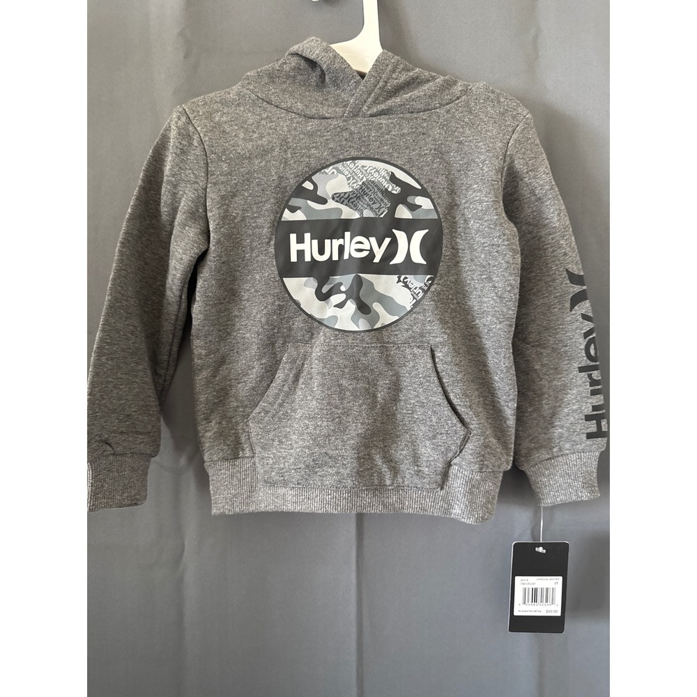 Hurley Gray Camo Hoodie 2T